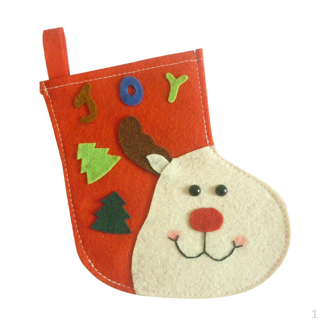 Christmas Stocking Ing Decoration Silverware красный