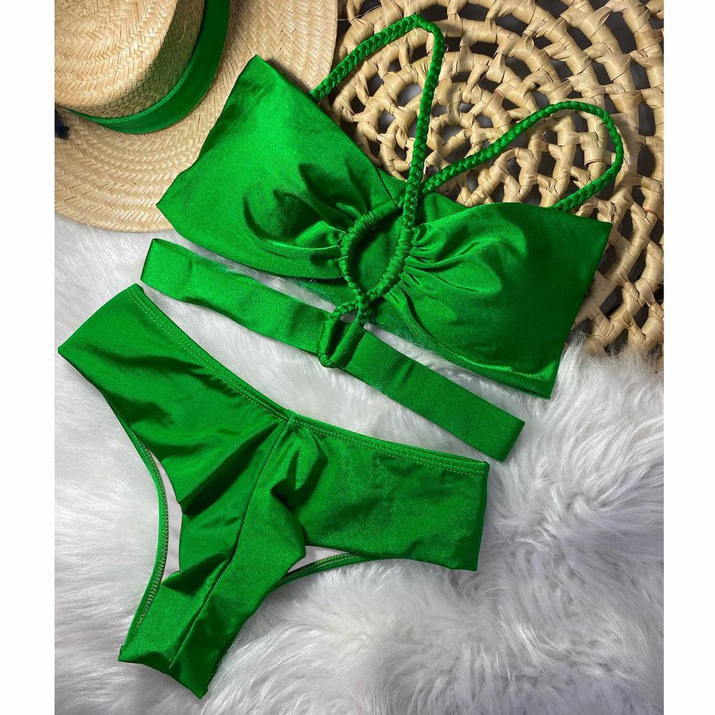 Underwire Bikini Swimsuit High Waist Swimwear for Women Push Up Two Piece Bathing Suits Push Up Summer Female