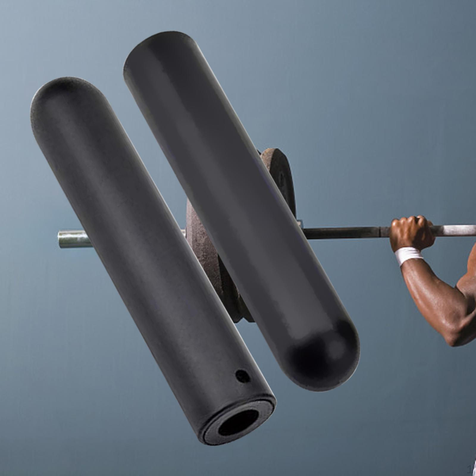 

2 Pcs Barbell Bar Adapter Sleeves Accessories 25mm to 50mm Convert Weight 2 for Strength Fitness Style A
