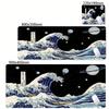 Art  Mouse Pad Gamer White Great Wave Large HD Custom Mousepad XXL Cool Desk Mats Soft Office Carpet Laptop Mice Pad Table Mat
