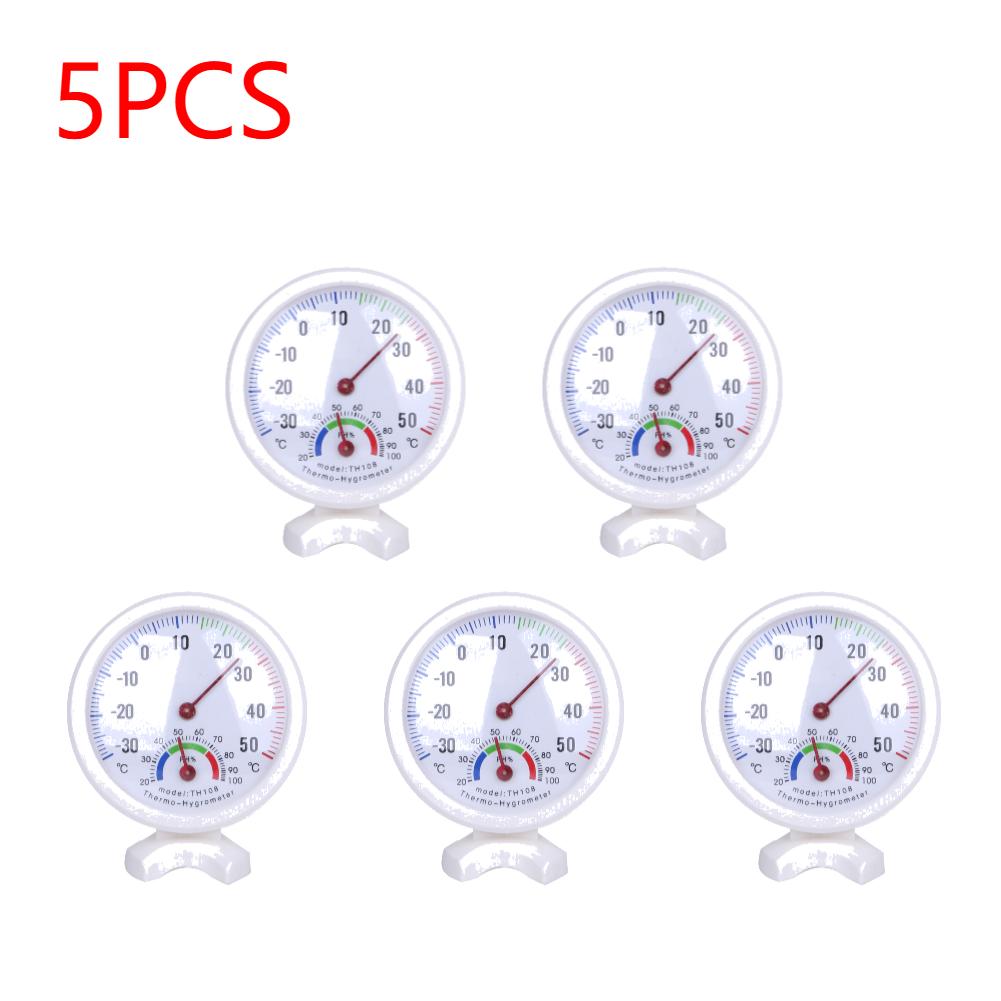 1-10X  Bell-Shaped Analog Hygrometer Temperature Gauge -30°C to +50°C for Outdoor Garden Greenhouse Decorative Humidity Monitor