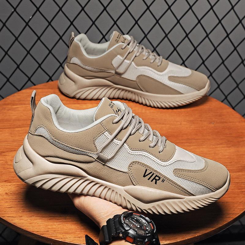 

Men s shoes new spring sports shoes mesh breathable white shoes men s casual running shoes trendy shoes 39