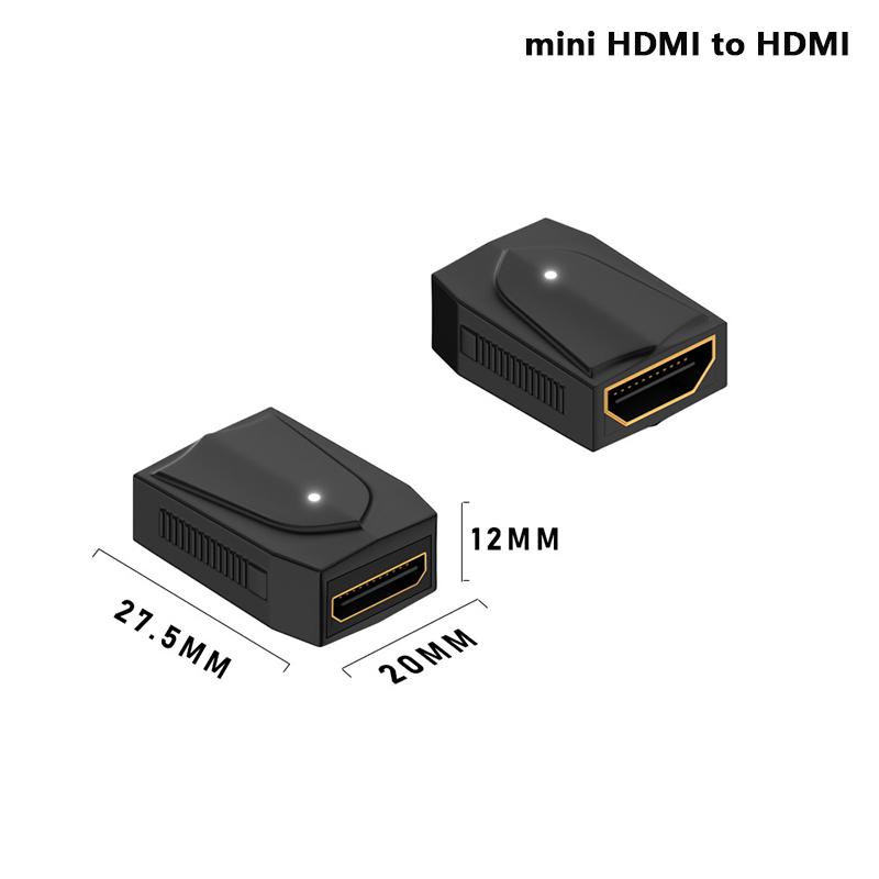 Převodník mini HDMI na HDMI Adaptér Video přehrávač 1080P 2K 4K 60Hz Pro Mini PC HDTV HD Počítač Projektor Pro Switch PS5 Xbox