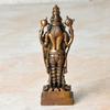 Handmade Copper Balaji Idol with Garuda Special | 4 Inches, Patina Antique Finish | Sacred Pooja & Home Decor | by Bhimonee Decor
