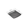 Distressed classical Stainless Steel Retangle Trays Dish Plate BBQ Pans Retro Western Steak Tray Kitchen Tableware Storage Plate
