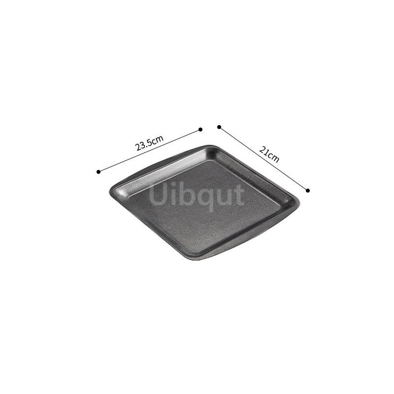 Distressed classical Stainless Steel Retangle Trays Dish Plate BBQ Pans Retro Western Steak Tray Kitchen Tableware Storage Plate