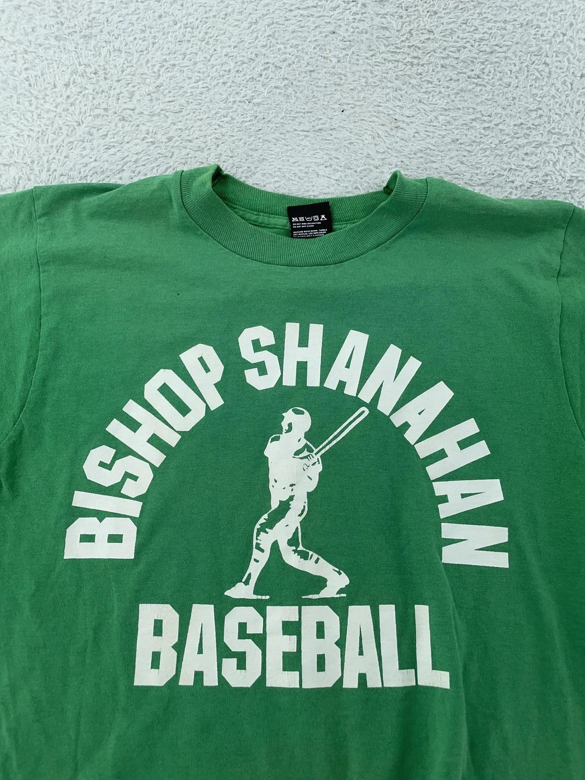 

Vintage Bishop Shanahan Shirt Mens XS/Small Green Baseball Pennsylvania Tee 90s 4XL
