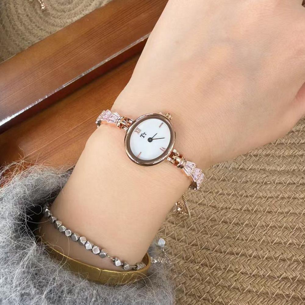 Tianta Fashion Light Luxury Diamond Bracelet Watch Shining Mermaid Women'S Watch