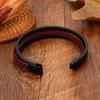 Minimalist Braided Leather Bracelet For Men Vintage Trendy Wristband Accessory Durable Stylish
