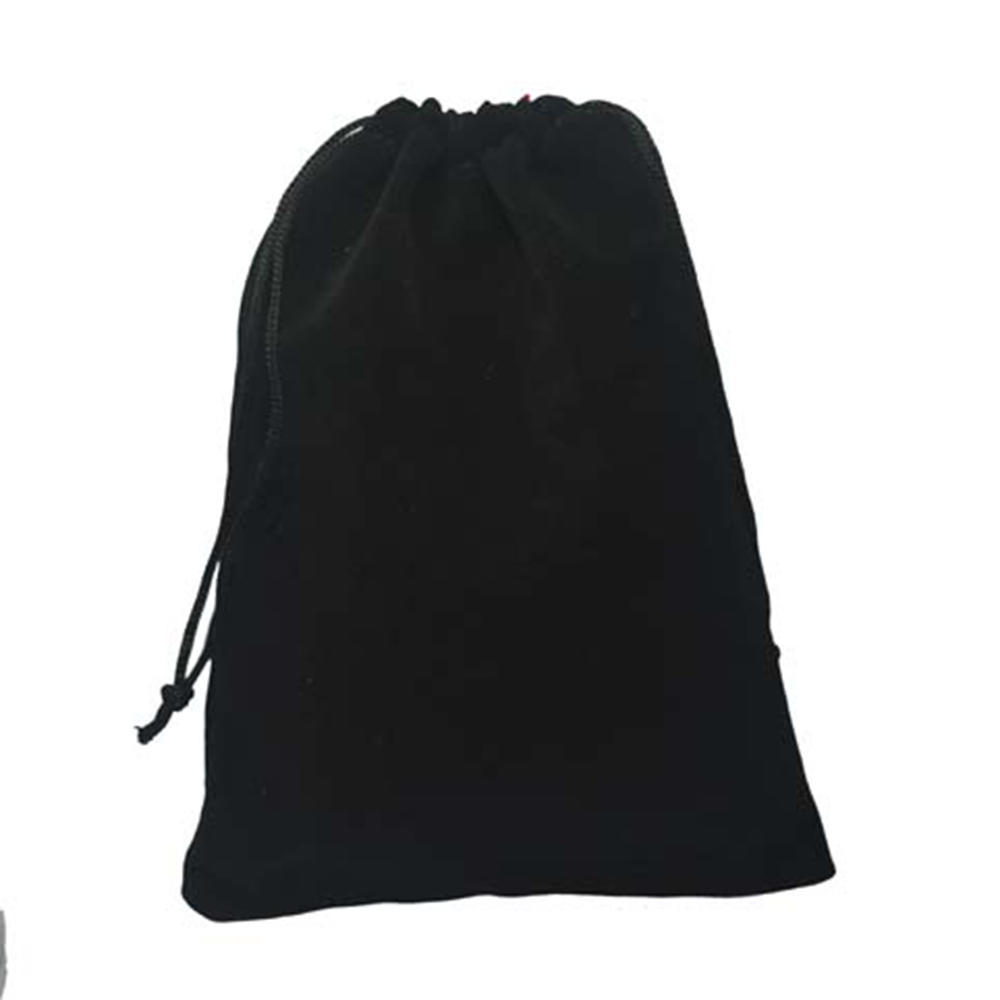 25PCS Jewelry Storage Bags Velvet Drawstring Pouch for Wedding Party Gift 7x9cm Black