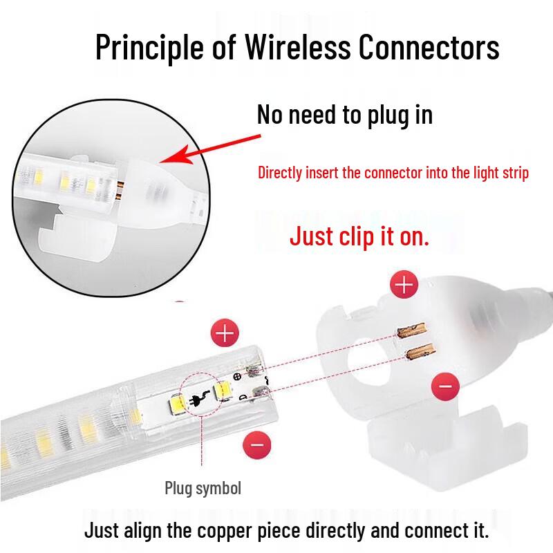 LED Strip Light Connectors (10-Pack)