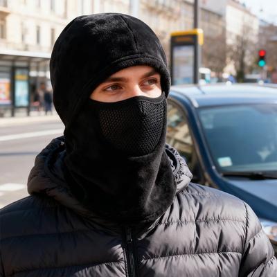 Warme Sturmhaube Maske Herren & Damen Polar-Fleece Winddicht Wasserdicht Vollgesichtsbedeckung für Motorrad Radfahren Ski Outdoor Sport