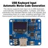 CW Practice Keyboard with OLED Display and USB Interface, Morse Code Keyer for Training