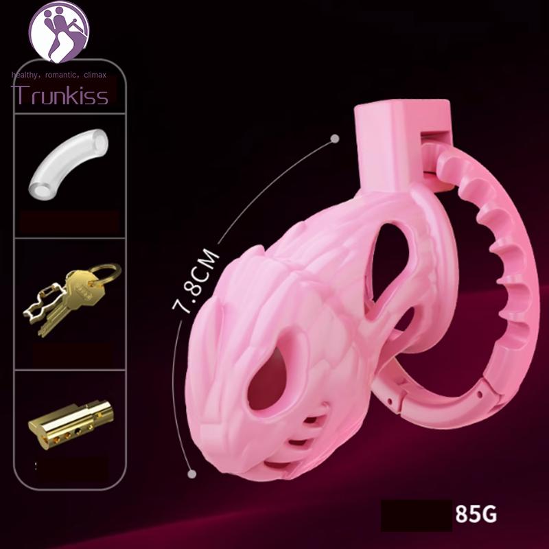 ABS Chastity Cage Adult Bondage Sex Toy Long with Cage Key Lock Cylinder to Prevent Men From Cheating Sex Toy Chastity Cage
