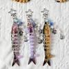 Artificial Fish Baits Keychains Lightweight Phone Lanyard Charm Accessory Unisex Bag Decoration For Outdoor Enthusiasts