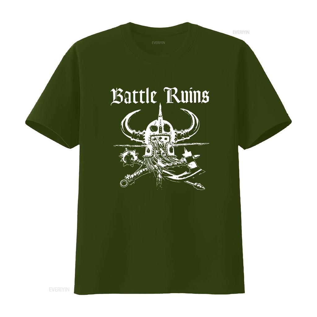 New Popular Battle Ruins American Classic Art Vintage Retro Logo T Shirt S 4XL Vintage Stretched Versatile Stylish