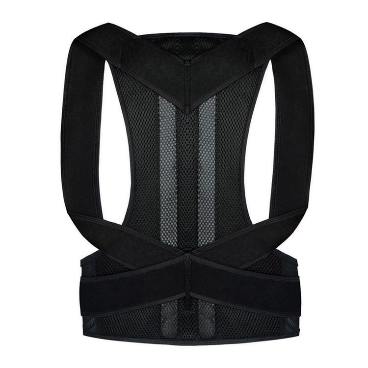 Long Back Support Belt for Men and Women: Spine Posture Corrector with Support Plate for Hunchback Correction