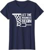 Basketball Bracket Gift Let The Madness Begin Sport Ladies' Crewneck T-Shirt