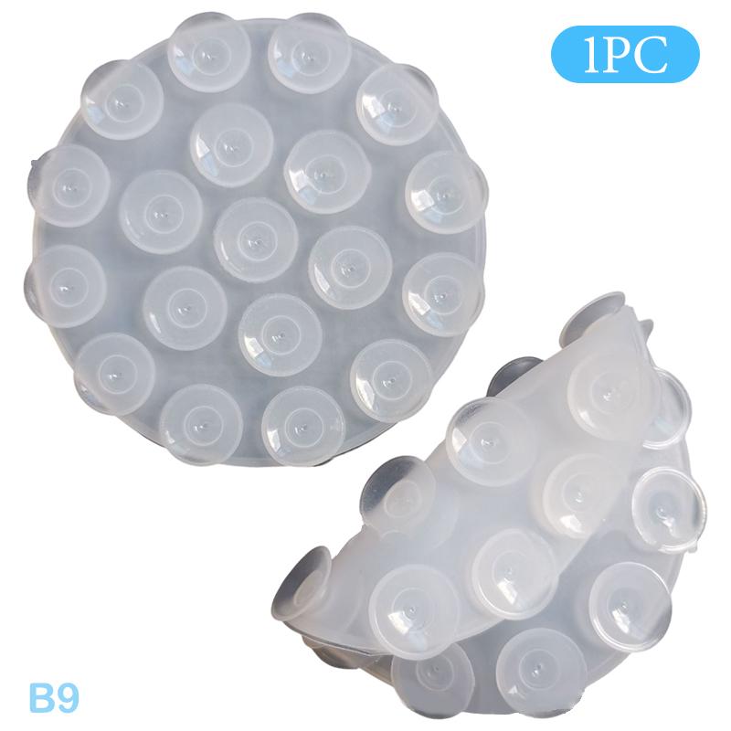 1/5Pcs Vase Anti-Toppling Sticker Silicone Suction Cup Sticker Double-Sided Easy Adhere,Prevent Knocking Over Vase Fixed Sticker