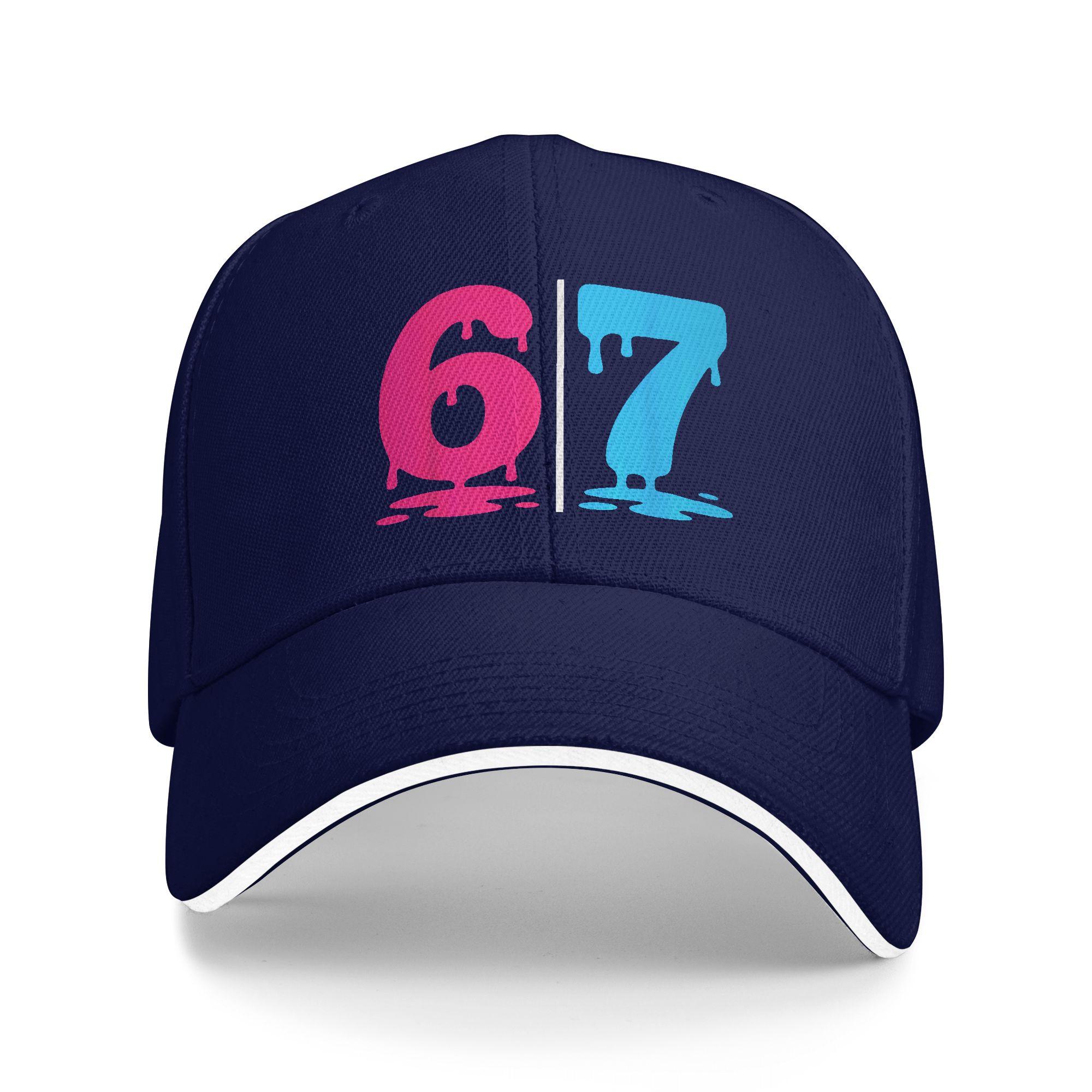 

Summer 67 Meme Funny Six Seven Alpha Slang Baseball Cap Kpop Rock Street Style Design Sun Trucker Hat Adjustable Baseball Caps One Size