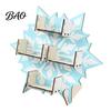 Creative Holiday Gift Display Christmas Tree Wooden Candy Stand, Acrylic Drawer Organizer for Clear Storage Sweets Party Dessert Table, Treat Holder,