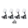 Electric Bass Tuning Pegs Bass Opened Machine Heads Knobs String Tuners for 4 String Electric Bass Right/Left Hand