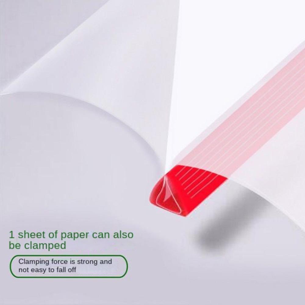 10 Pcs Tailorable Slide Binder Clamp Bar Binder Clips Thickened Sucker Rod Clamp  Book Cover