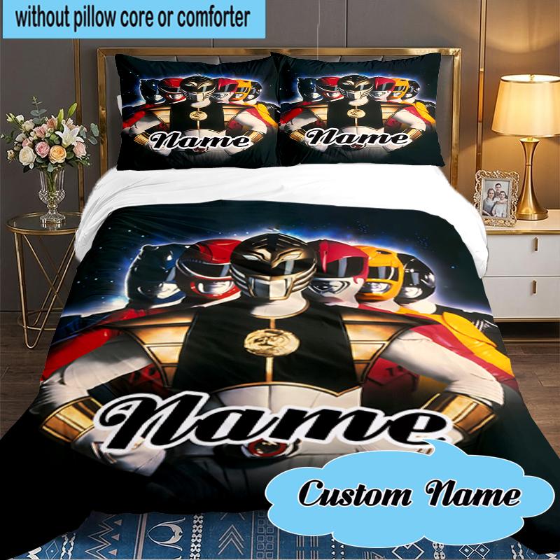 Custom Name Rangers Legacy Bedding Set 3pcs, Bedding Set Including 1pc Duvet Cover And 2pcs Pillowcases for Bedroom, Dormitory Gift