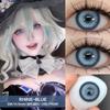 Eyeshare 2pcs Cosplay Gray Contact Lenses Cos Ex Machina Accessories Anime Role Playing Makeup Lens Red Crazy Softlens