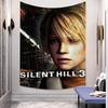 Game SSilent Hill Tapestry Microfiber Wall Hanging For Bedroom Living Room Decor Outdoor Festival Garden Bar Background