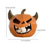 Biting Skull Halloween Resin Decoration Pumpkin Ghost Halloween Model  Indoor Dining