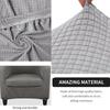 Polar Fleece Elastic Tub Armchair Sofa Cover Protector Polyester Single Seat Club Couch Slipcover Home Decor Chair Covers
