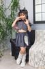 Clearstone Toxic Wolf Cosplay Costume for Gray Kids, 140cm, Girls,