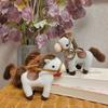 Yousheng Keychain Pendant Plush Horse Mascot Kids Keychain Charm Backpacks Handbags Wallets Luggage Accessories