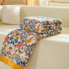 100% Cotton Blanket, Starry Night Throw, Four-Ply Gauze Sheet, Reversible Blanket