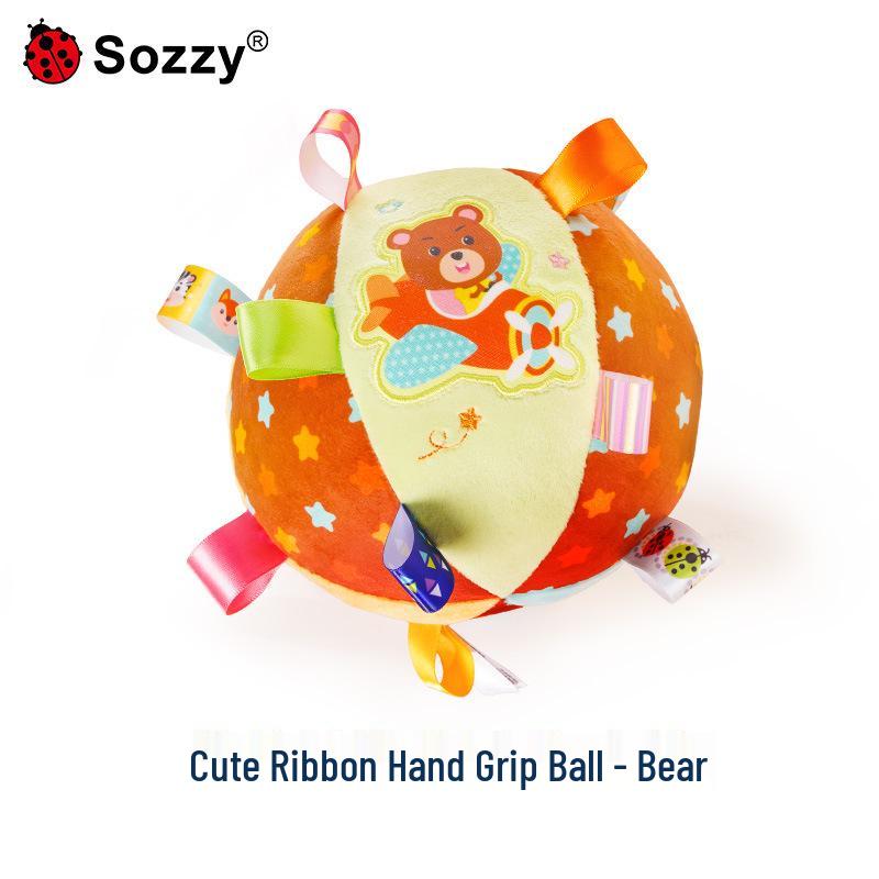 

Sozzy Baby Plush Rattle Ball – Newborn Exercise & Educational Hand-Grip Toy