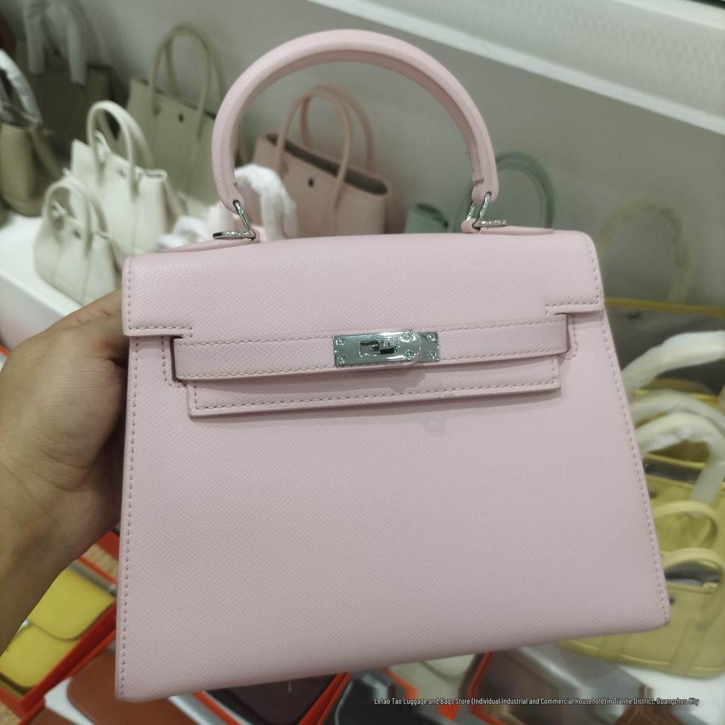 Sac Kelly Impression Paume Deuxième Génération 2026: Nouveau Sac à Main Mini Tote & Bandoulière Haut de Gamme pour Femme