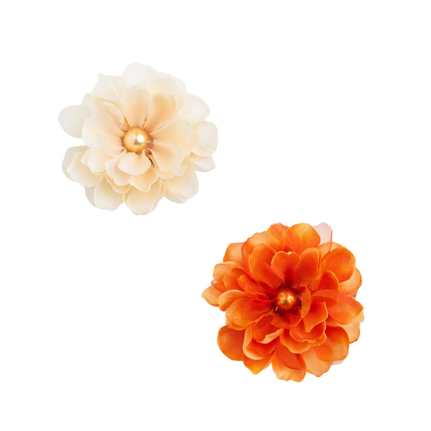 

de Oshikatsu Goods Oshi Flowers Set of 2 Oshikatsu Oshi Color Corsage Brooch Flower Off [R C] ch-121 (Orange & Orange)