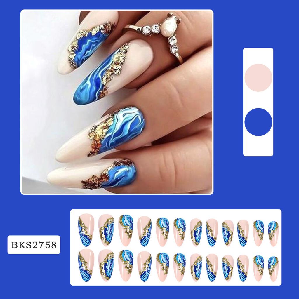Wearing nail polish with Nis style nail patches, fake nail art, wearable hot girl nail patches
