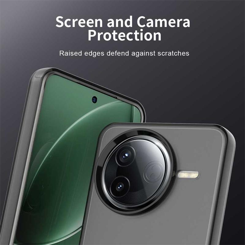 Anti-Drop Candy Color Case For Xiaomi Poco F7 Pro Matte Transparent Back Case Poco F7 Pro F7 Ultra Cover For Poco F7 Pro Case