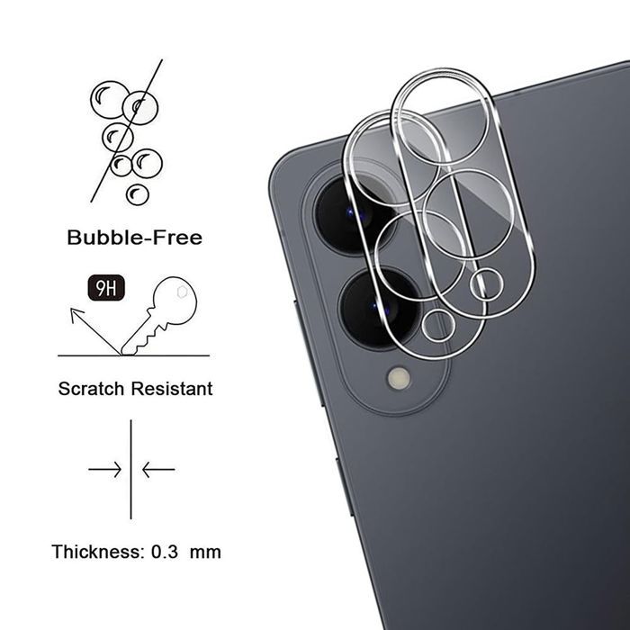 2 Verre Trempé Caméra Arrière pour Samsung Galaxy S25 Edge - BOOLING - Protection Anti-Rayures