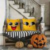 Funny And Quirky Personalized Emojis Pillow Case Comfort Sofa Bed Silky Elegant Invisible Zipper Decorative Cushion Cover