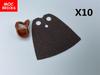 10sets MOC Blocks Cape Hood Folded Down Helmet 15428 30381 Ideal For 4cm Figures Construction Bricks Playthings Children's Dolls Gifts