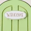 Simulation Balcony Wooden Fairy Elf Door Set Room Wall Decor Kids Toys Fairy Door  Home Decor