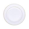 Sweet & Elegant European Style Gold Rim Ceramic Dinner Plate