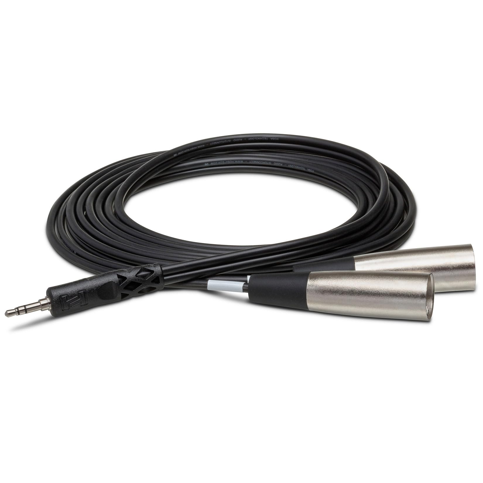 

Hosa 2m Stereo Mini to 2x XRL Male Audio Cable CYX-402M чорний