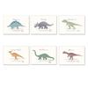 Triceratops Pterosaur Cartoon Dinosaur Wall Art Canvas Painting Nordic Posters And Prints Wall Pictures For Baby Kids Room Decor No Frame