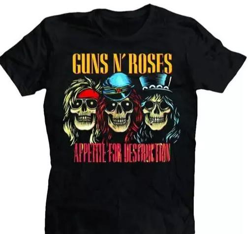 Guns N  Roses AFD Skulls T-shirt Unisex T-Shirt XXL