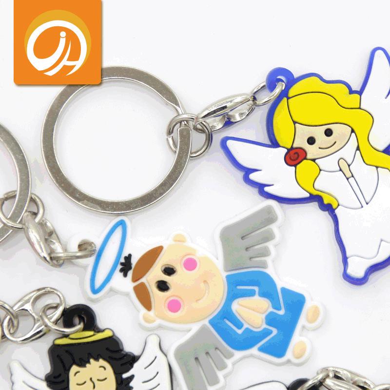 Unisex Cartoon PVC Keychain