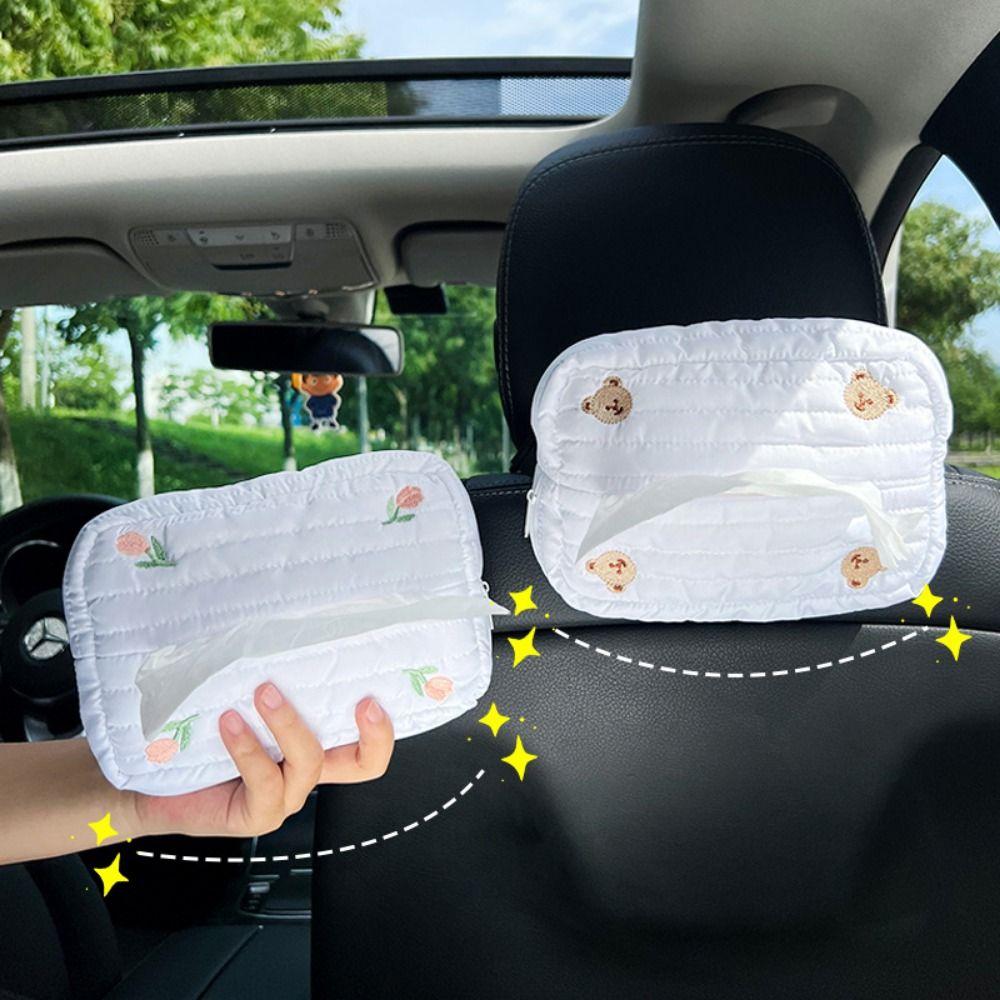 Creative Paper Storage Case Universal Car Tissue Holder Cute Napkin Dispenser  Home Decoration